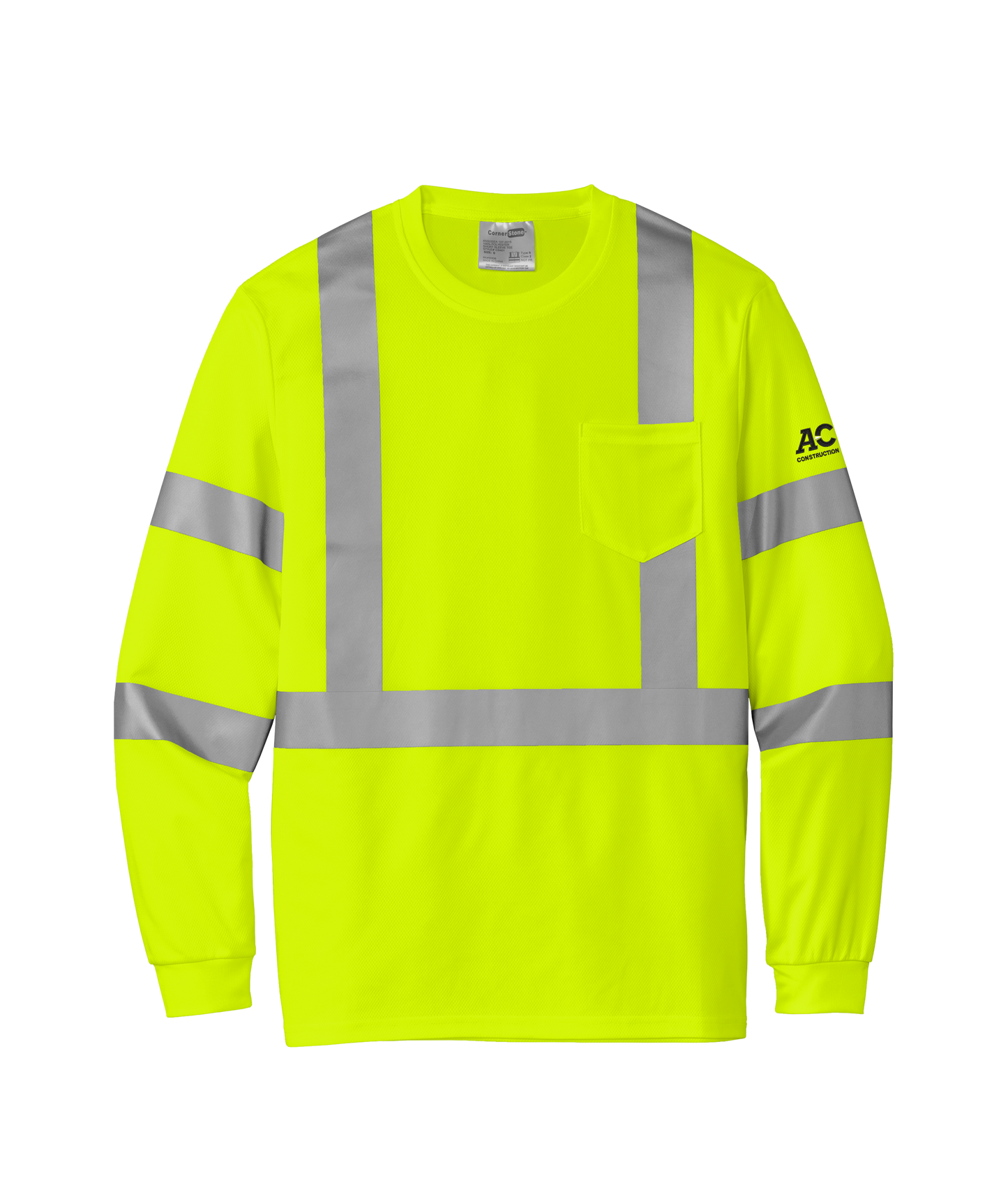 CornerStone ANSI 107 Class 3 Mesh Long Sleeve Tee