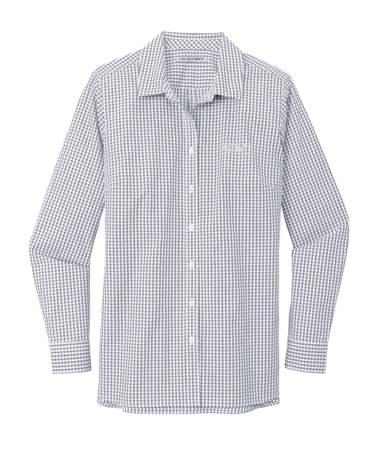 Port Authority Women's Broadcloth Gingham Easy Care Shirt